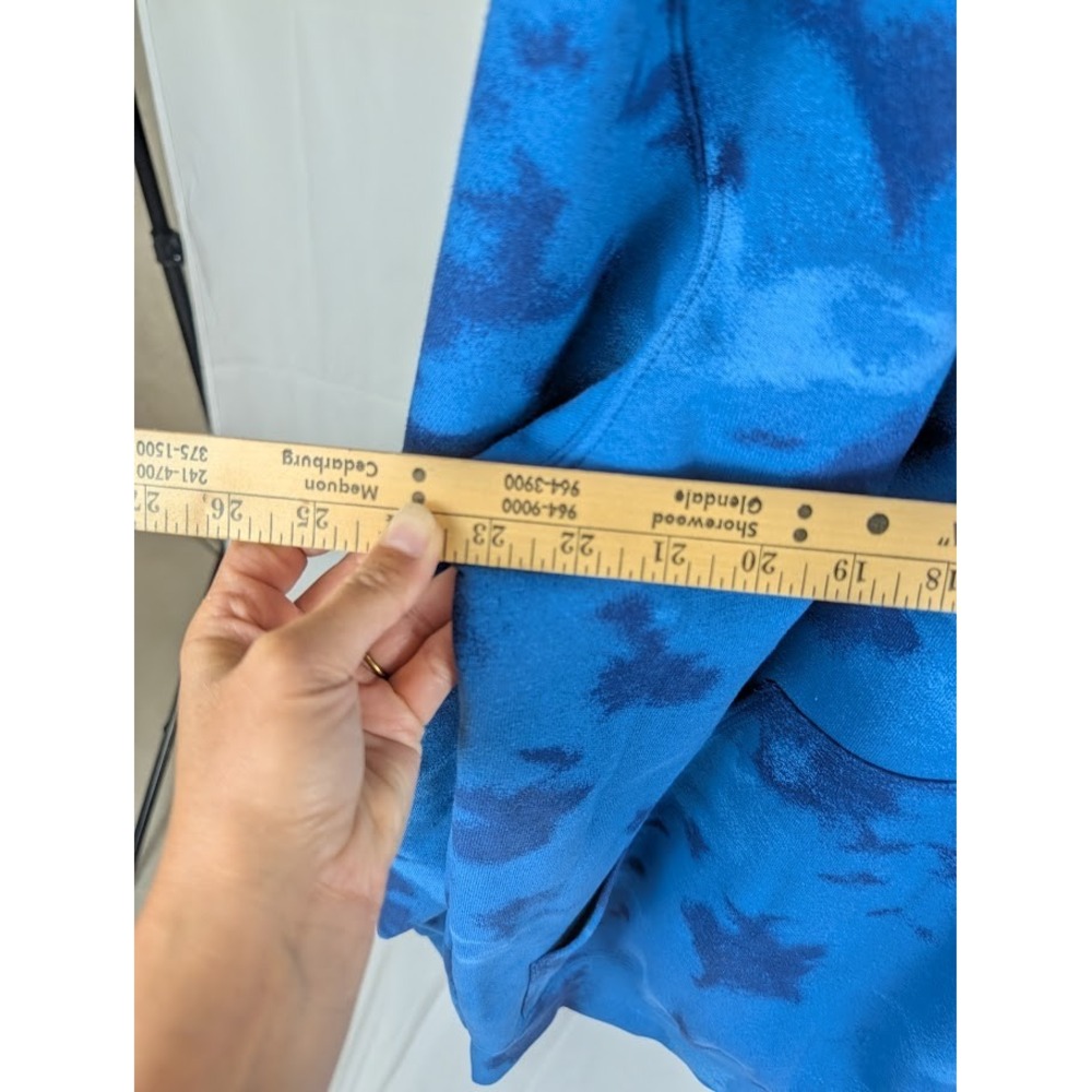 NWOT Carhartt Mens Blue Cloud Tie Dye Loose Fit Hoodie Sweatshirt TS7206- Medium - Picture 11 of 12